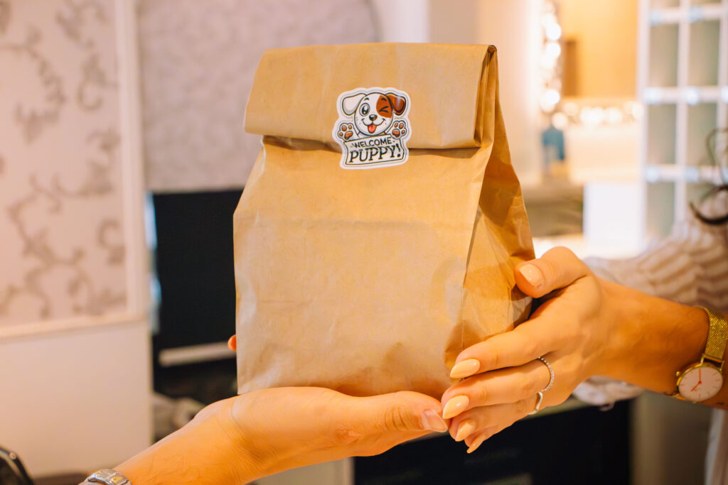 il welcome kit che l'hotel offre a tutti gli ospiti che portano con se un animaletto da compagnia