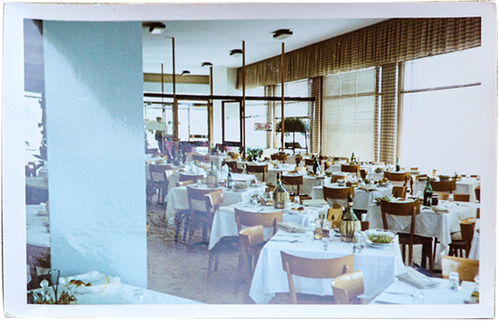foto storica della sala colazioni